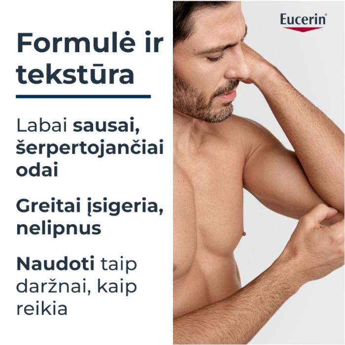 EUCERIN UreaRepair 10 % Urea intensyvus drėkinamasis losjonas labai sausai odai, 400 ml