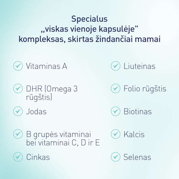 ELEVIT BREASTFEEDING vitaminų kompleksas, kapsulės, N30