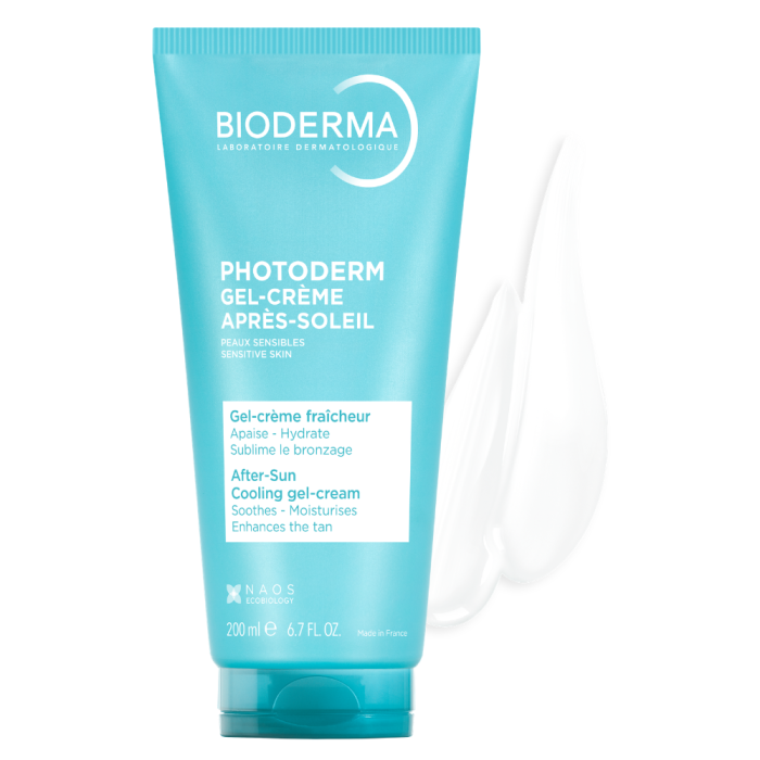 Bioderma drėkinantis, raminantis gelis kremas po deginimosi jautriai odai Photoderm Gel-créme 200 ml