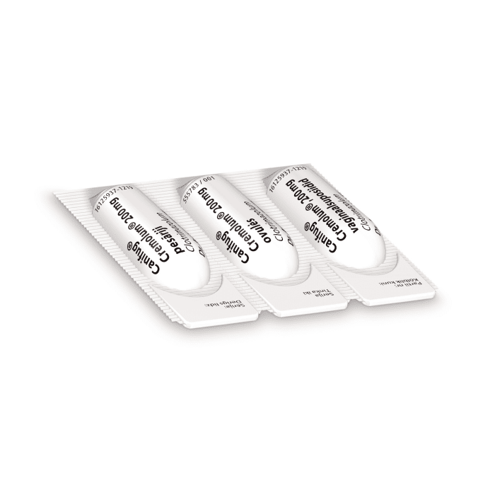 Canifug Cremolum 200 mg makšties ovulės N3
