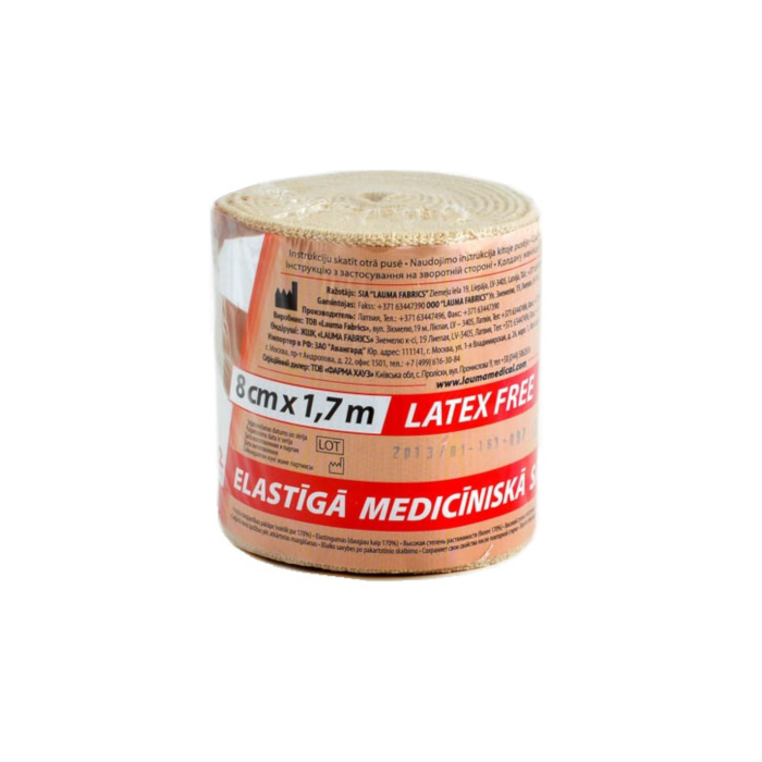 LAUMA elastinis tvarstis 8 cm x 1,7 m, N1