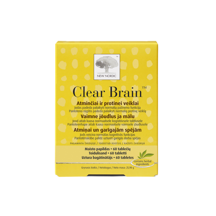 Clear Brain tabletės N60