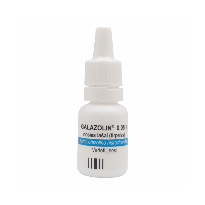 Galazolin 0,5 mg/ml nosies lašai 10 ml