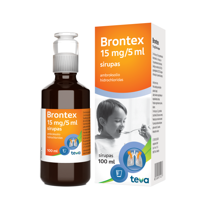 Brontex 15 mg/5 ml sirupas 100 ml