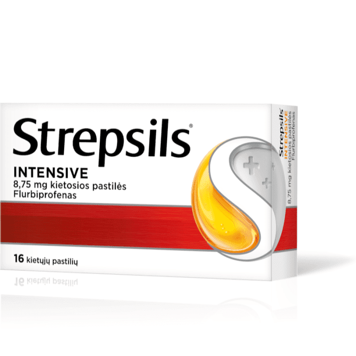 Strepsils Intensive 8,75 mg kietosios pastilės N16
