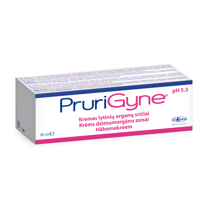 PRURIGYNE kremas lytinių organų sričiai PH 5.5, 30 ml