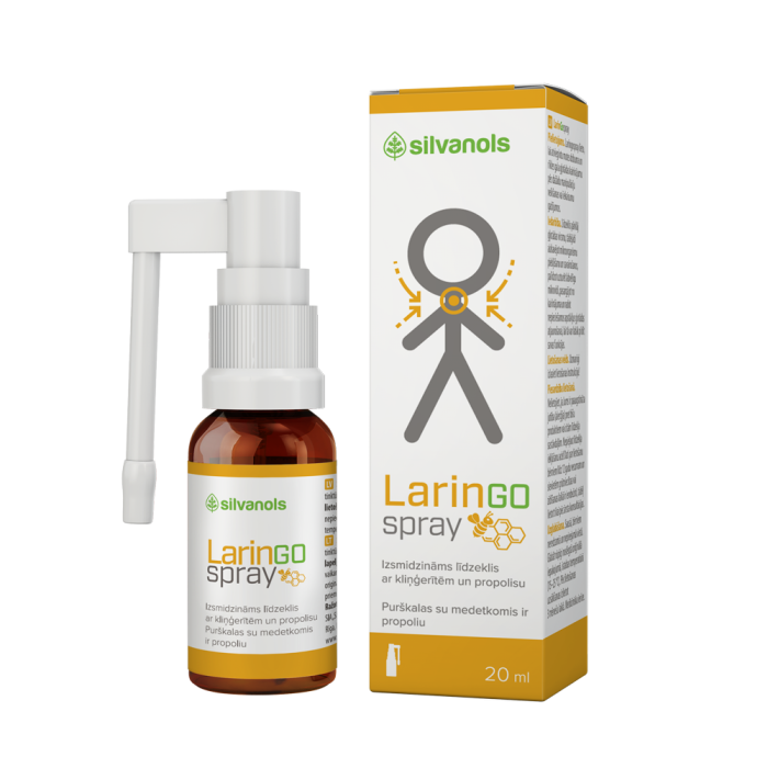 LARINGOSPRAY purškalas gerklei 20 ml