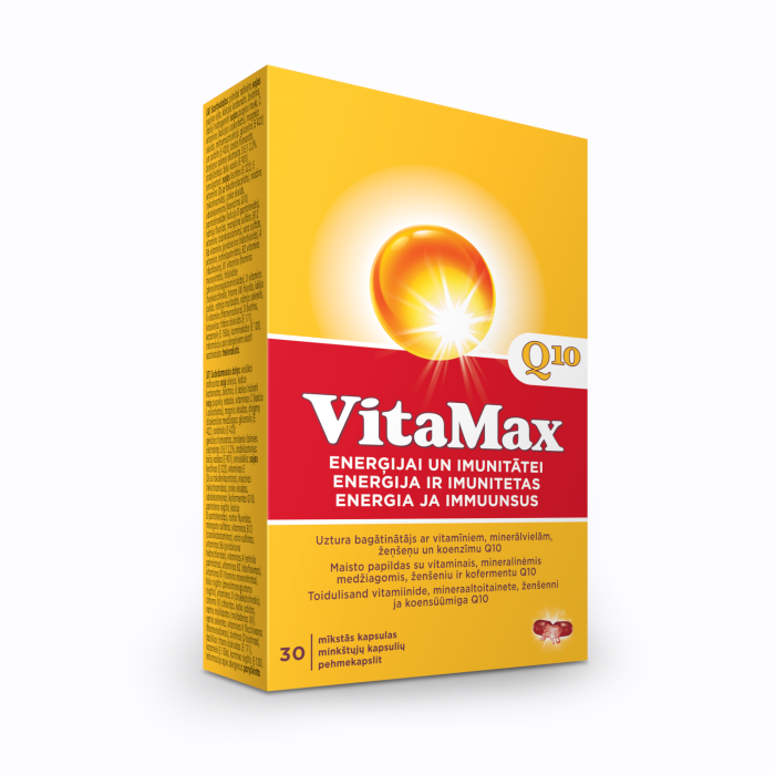 VITAMAX Q10 kapsulės N30