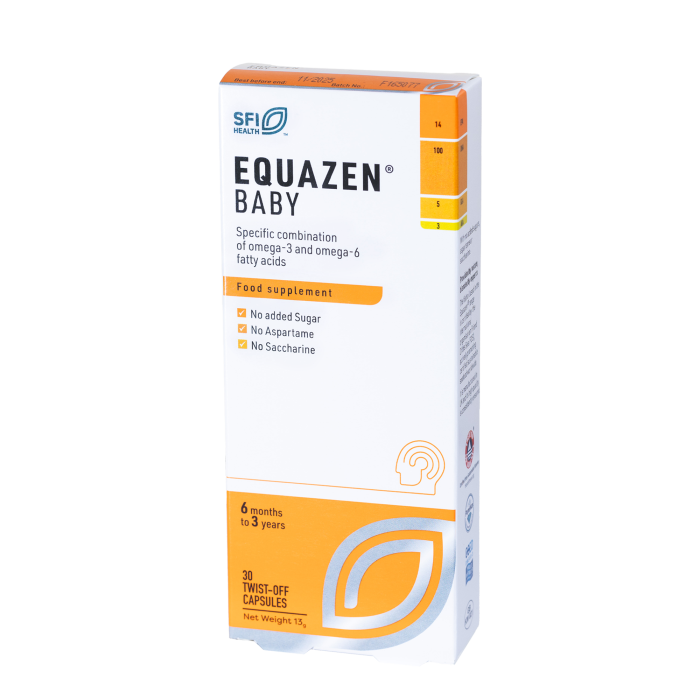 Equazen Eye Q Baby atsukamosios kapsulės kūdikiams N30