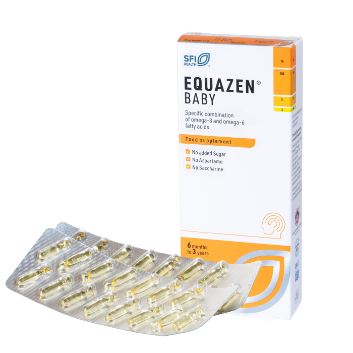 Equazen Eye Q Baby atsukamosios kapsulės kūdikiams N30