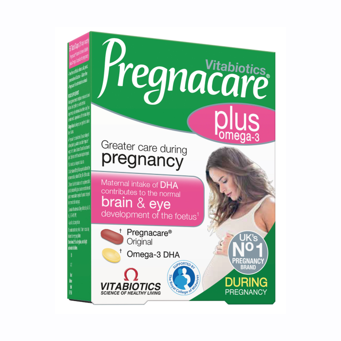 PREGNACARE PLUS tabletės + kapsulės N56