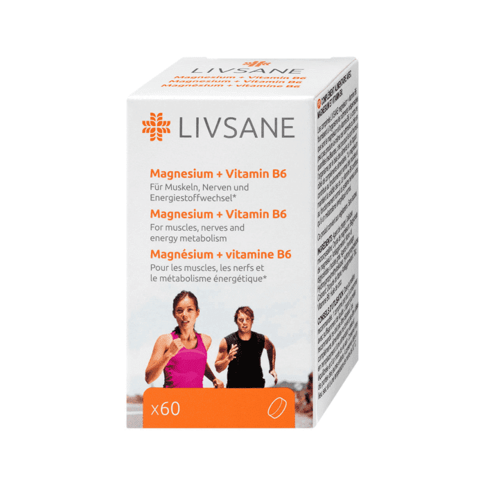 LIVSANE Magnis + Vitaminas B6 tabletės N60