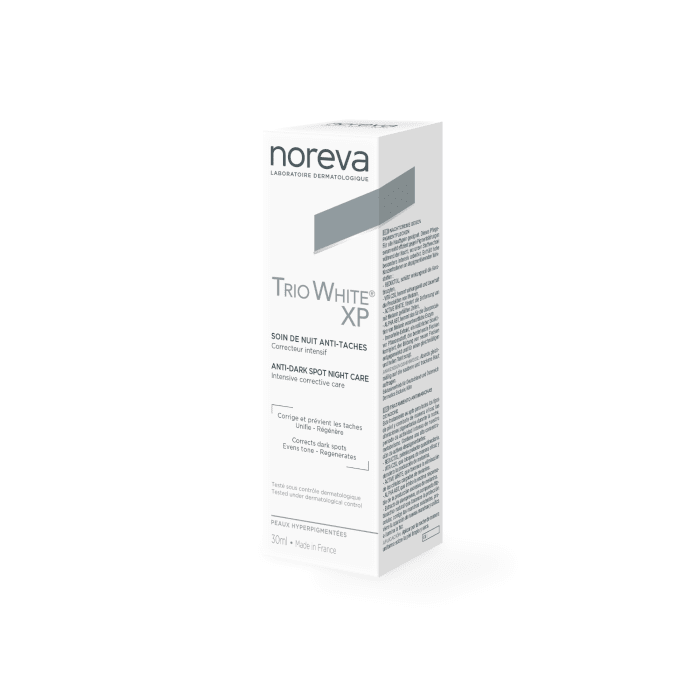 NOREVA naktinis pigmentines dėmes šalinantis kremas TRIO WHITE XP 30 ml