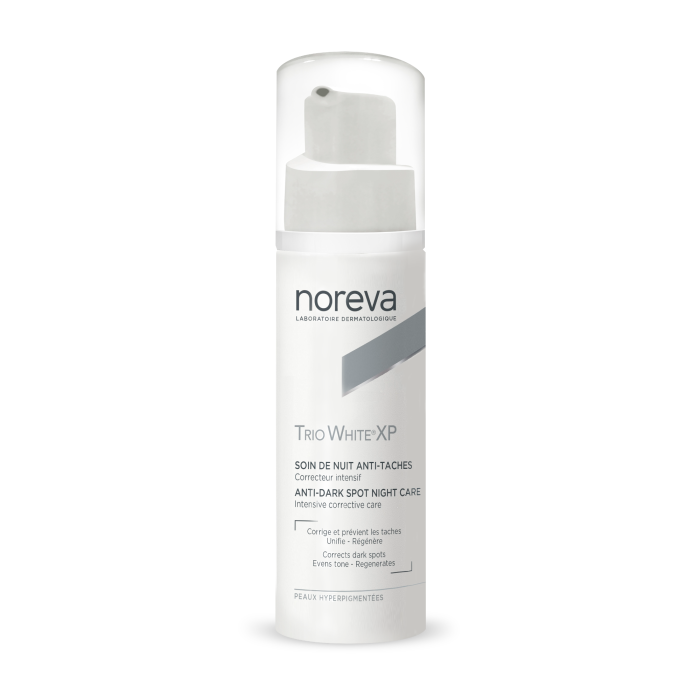 NOREVA naktinis pigmentines dėmes šalinantis kremas TRIO WHITE XP 30 ml