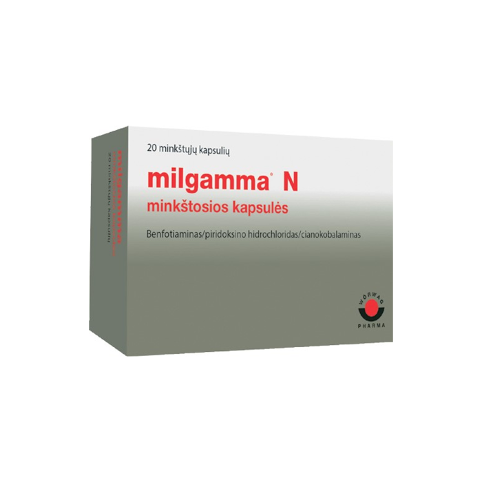 Milgamma N minkštosios kapsulės N20