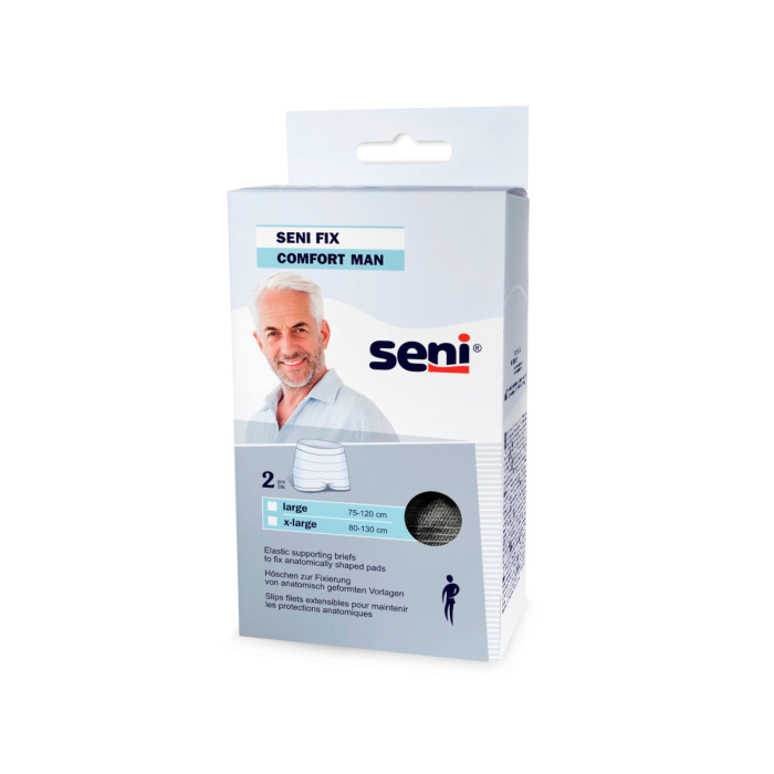 SENI FIX COMFORT MAN Black tinklinės kelnaitės, XL dydis N2