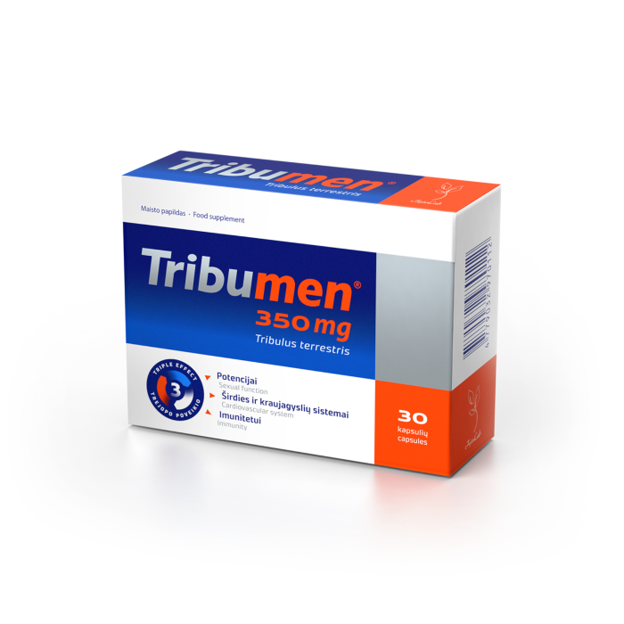 Tribumen 350 mg kapsulės N30