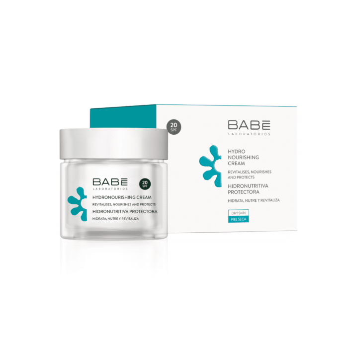 BABĒ drėkinamasis maitinamasis veido kremas FACIAL Hydro Nourishing SPF 20, 50 ml