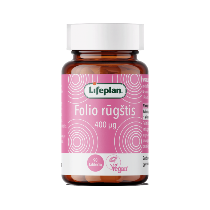 LIFEPLAN FOLIO RŪGŠTIS 400 mg, N90