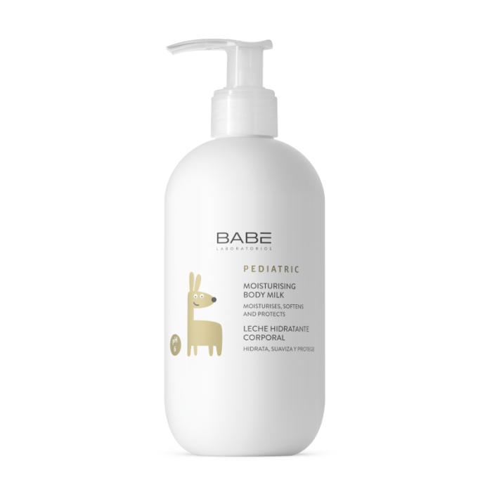 BABĒ drėkinamasis kūno pienelis PEDIATRIC 500 ml
