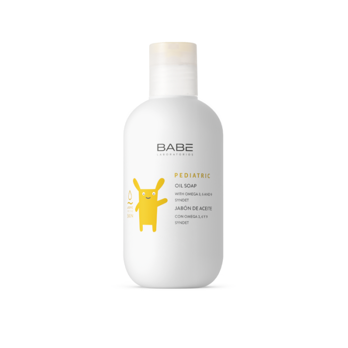 BABĒ aliejinis prausiklis sausai, atopinei kūdikių ir vaikų kūno odai PEDIATRIC 200 ml