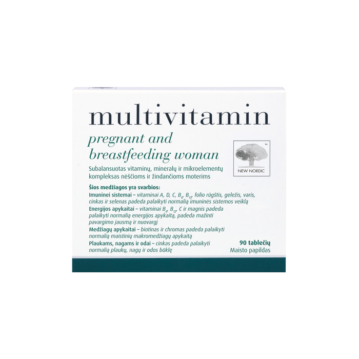 MULTIVITAMIN multivitaminai moterims PREGNANT AND BREASTFEEDING WOMAN N90