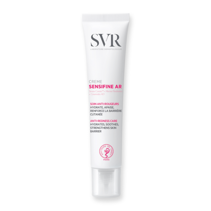 SVR SENSIFINE AR CRÈME raminamasis veido kremas į raudonį linkusiai odai, 40 ml