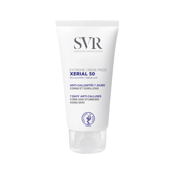 SVR XERIAL 50 EXTREME CREME PIEDS intensyvus pėdų kremas su 50% šlapalo, 50 ml