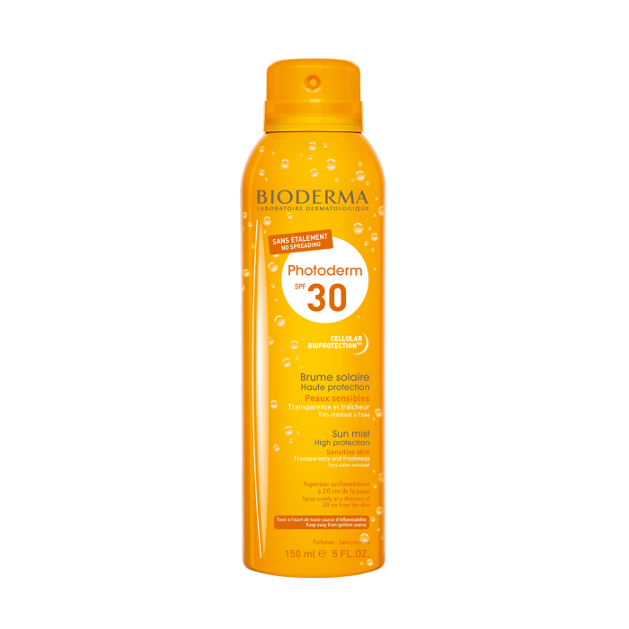 BIODERMA apsauginė kūno dulksna nuo saulės Photoderm Brume solaire SPF30, 150 ml