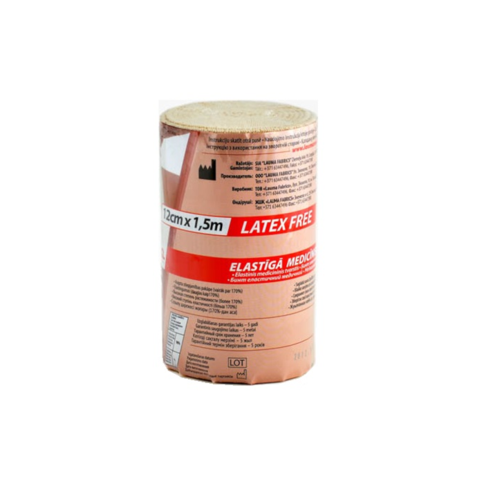 LAUMA elastinis tvarstis 12 cm x 1,5 m, N1
