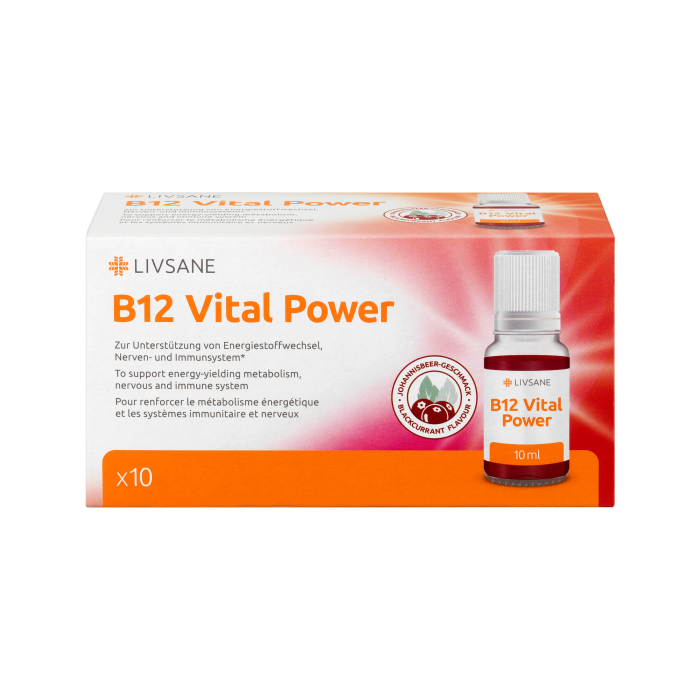 LIVSANE B12 Vital Power geriamasis tirpalas 10 ml, N10