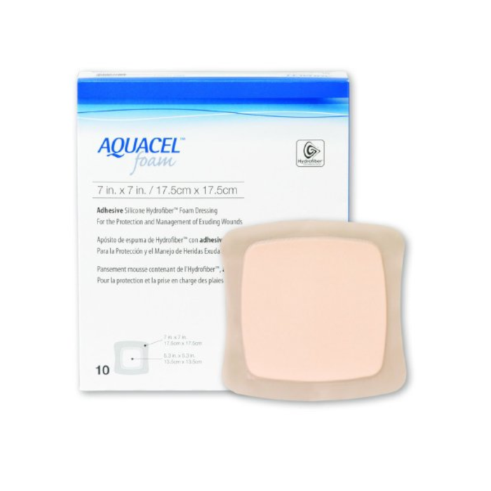 AQUACEL Foam lipnus tvarstis su silikonu 17,5 cm x 17,5 cm, N10