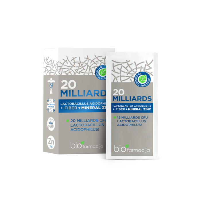 BIOFARMACIJA 20 MILLIARDS milteliai, N7