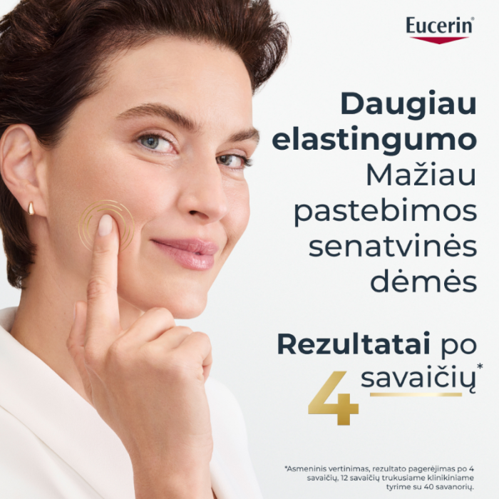 EUCERIN Hyaluron-Filler + Elasticity 3D veido serumas brandžiai odai, 30 ml