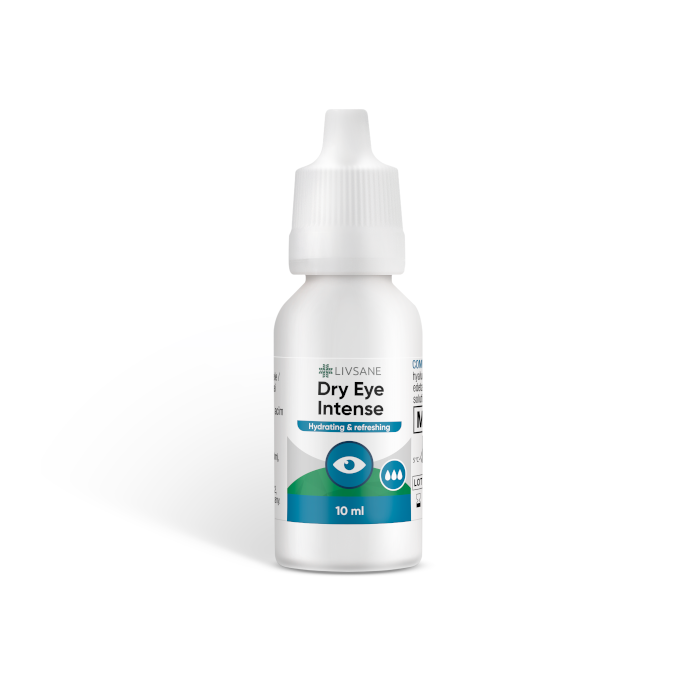 LIVSANE akių lašai DRY EYE INTENSE 10 ml