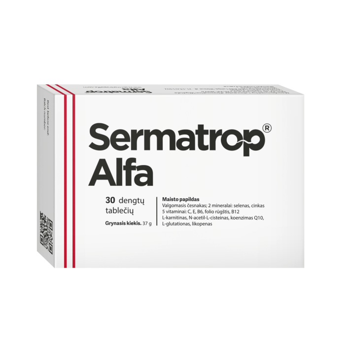 SERMATROP ALFA tabletės, N30