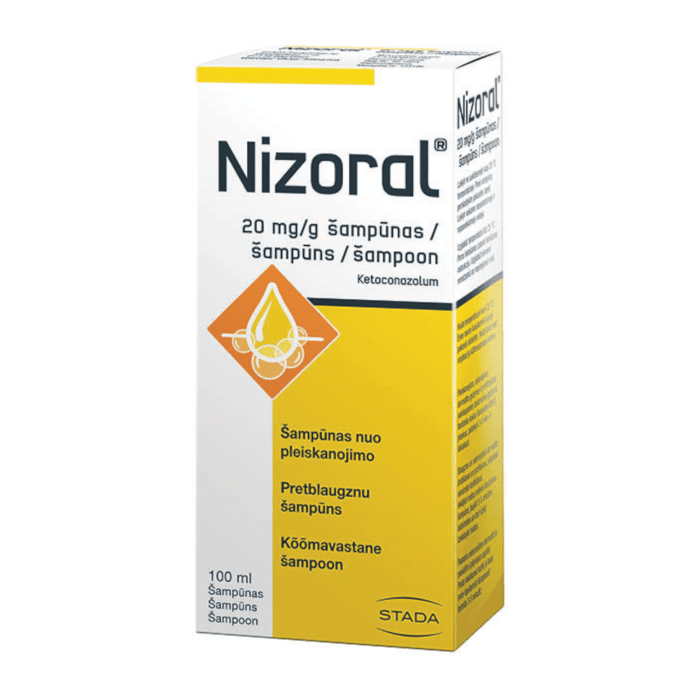 NIZORAL 20 mg/g šampūnas 100 ml