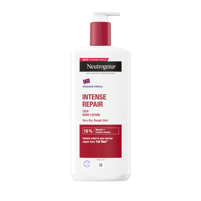 NEUTROGENA kūno losjonas labai sausai, šiurkščiai odai Intense Repair CICA 400 ml