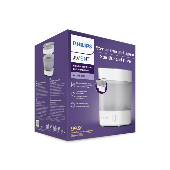 PHILIPS AVENT sterilizatorius kūdikių buteliukams, elektrinis, SCF291/00 (1/791)