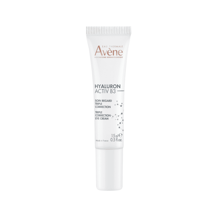 AVENE trigubo poveikio paakių kremas brandžiai odai HYALURON ACTIVE B3, 15 ml