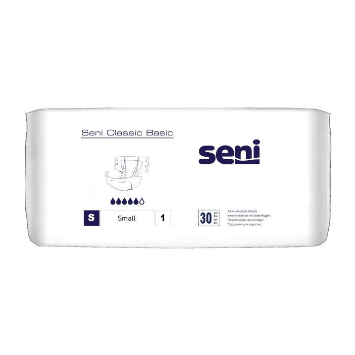 SENI sauskelnės suaugusiems CLASSIC BASIC, S dydis N30