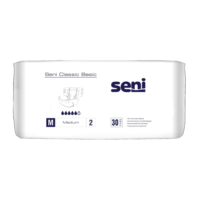 SENI sauskelnės suaugusiems CLASSIC BASIC, M dydis N30