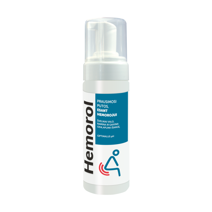 HEMOROL intymios higienos prausimosi putos esant hemorojui 150 g