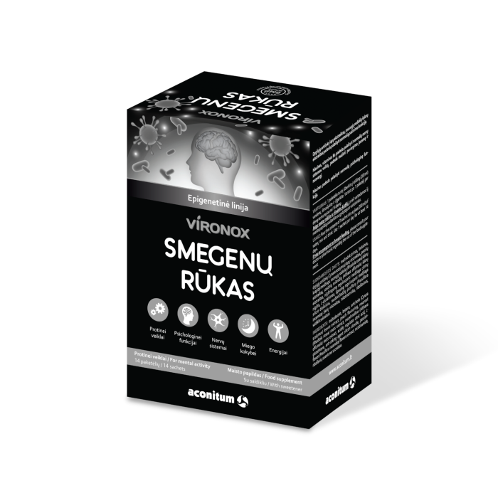 VIRONOX milteliai paketėliais SMEGENŲ RŪKAS N14