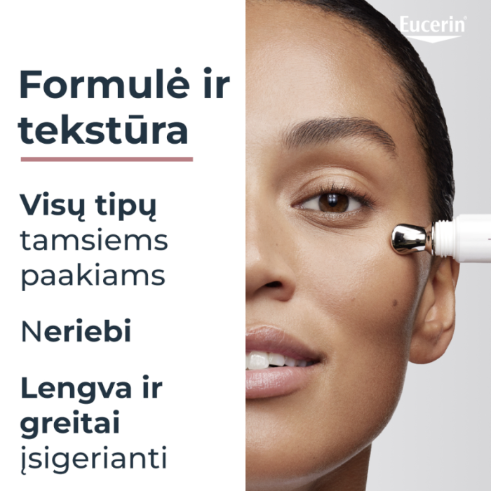 EUCERIN Anti-Pigment tamsius ratilus šviesinantis akių srities kremas, 15 ml