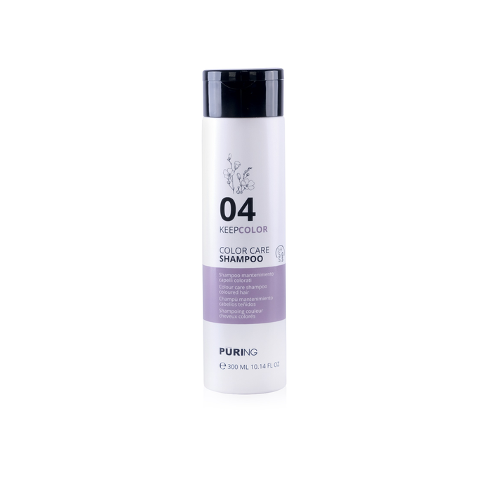 PURING KEEPCOLOR dažytų plaukų šampūnas, 300 ml