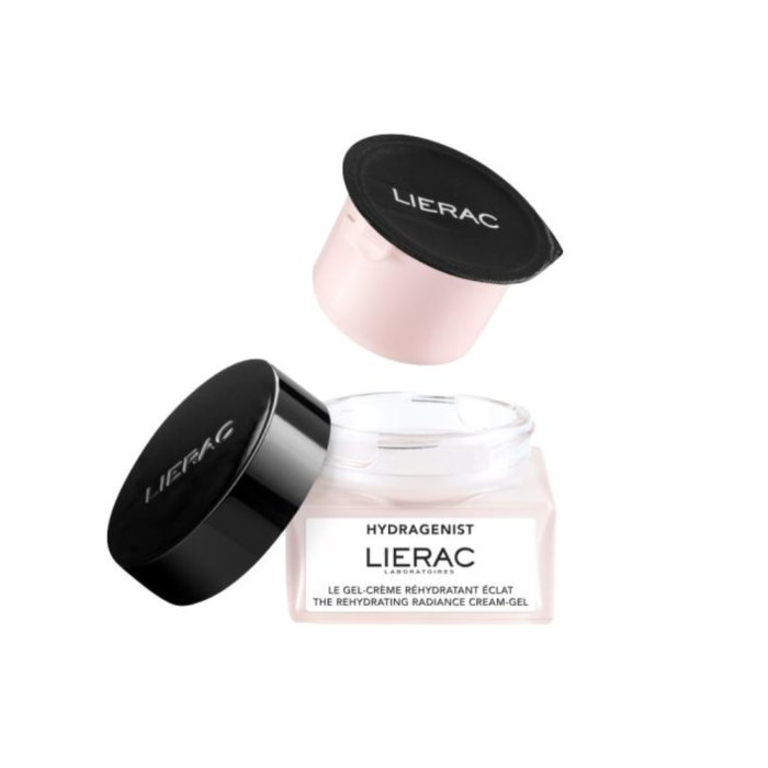 LIERAC kremo gelio normaliai ir mišriai veido odai papildymas HYDRAGENIST, 50 ml