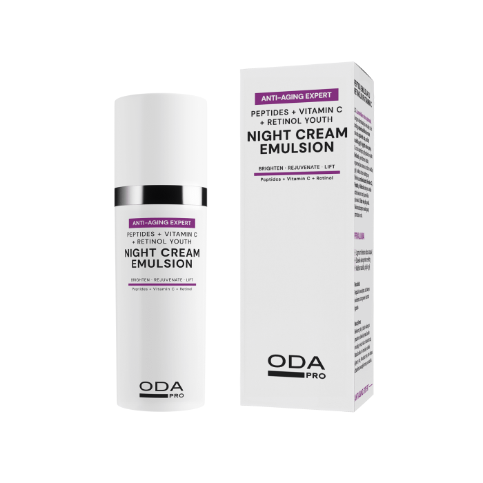 ODA PRO peptidų emulsija su retinoliu ir vitaminu C 50 ml