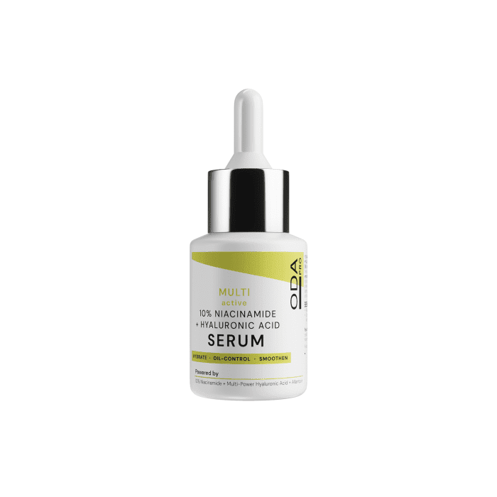 ODA PRO 10 % niacinamido ir hialurono rūgšties serumas, 30 ml