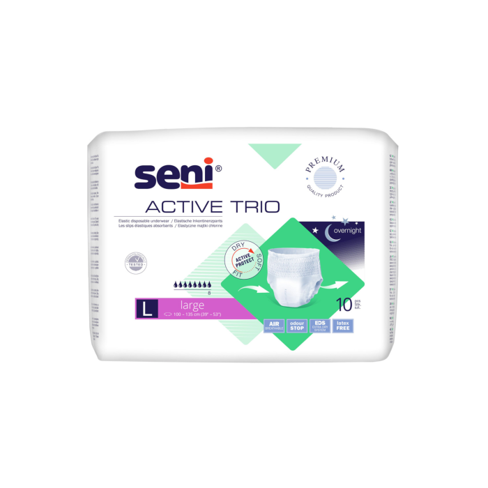 SENI sauskelnės kelnaitės ACTIVE TRIO L N10